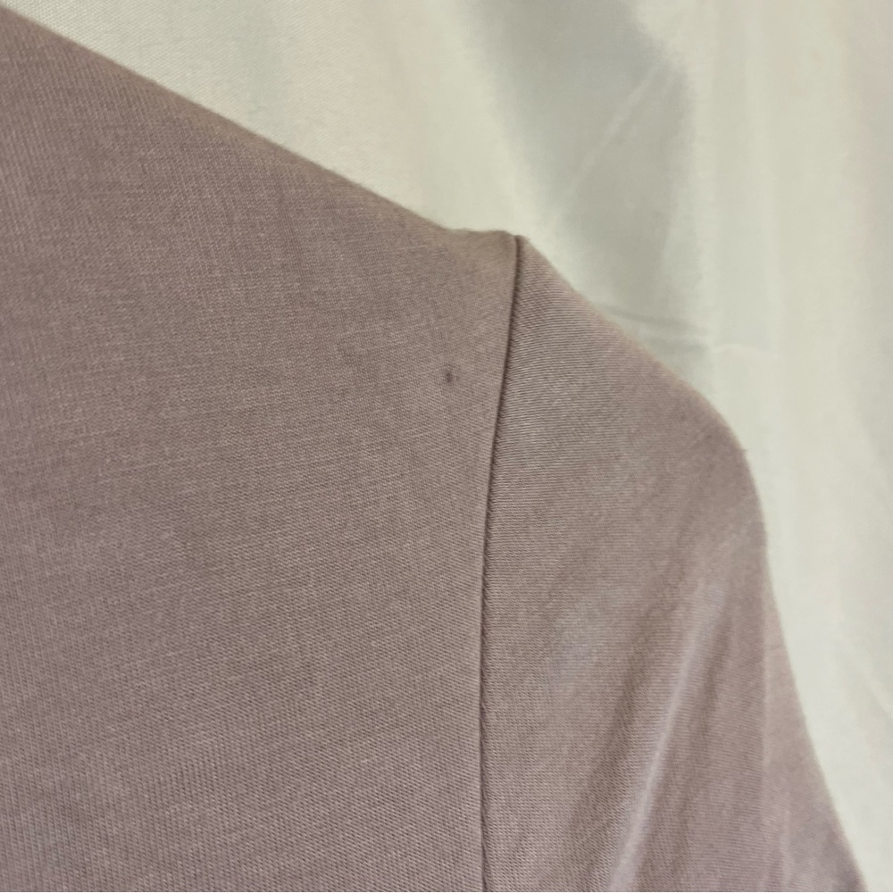 MARCIANO Women’s Dusty Purple Pink Short Sleeve Body Con Dress Midi Size Small - Picture 6 of 12